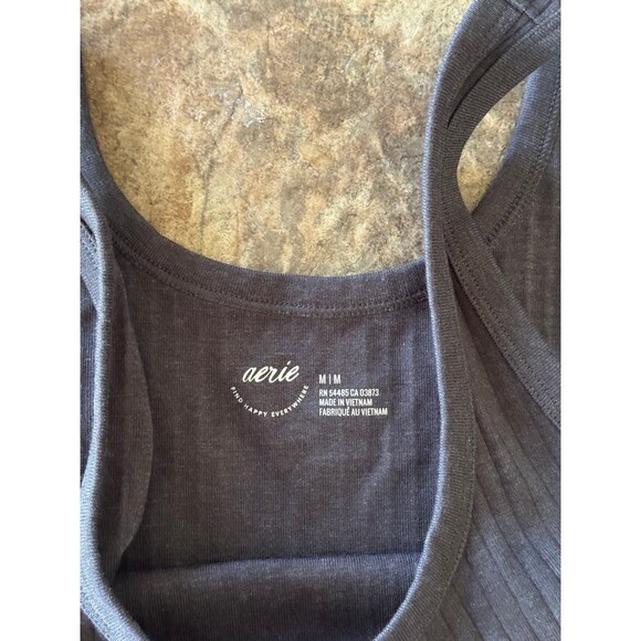 Aerie Find Happy Everywhere Ribbed Tank Top Gray
Size Medium - Picture 6 of 7